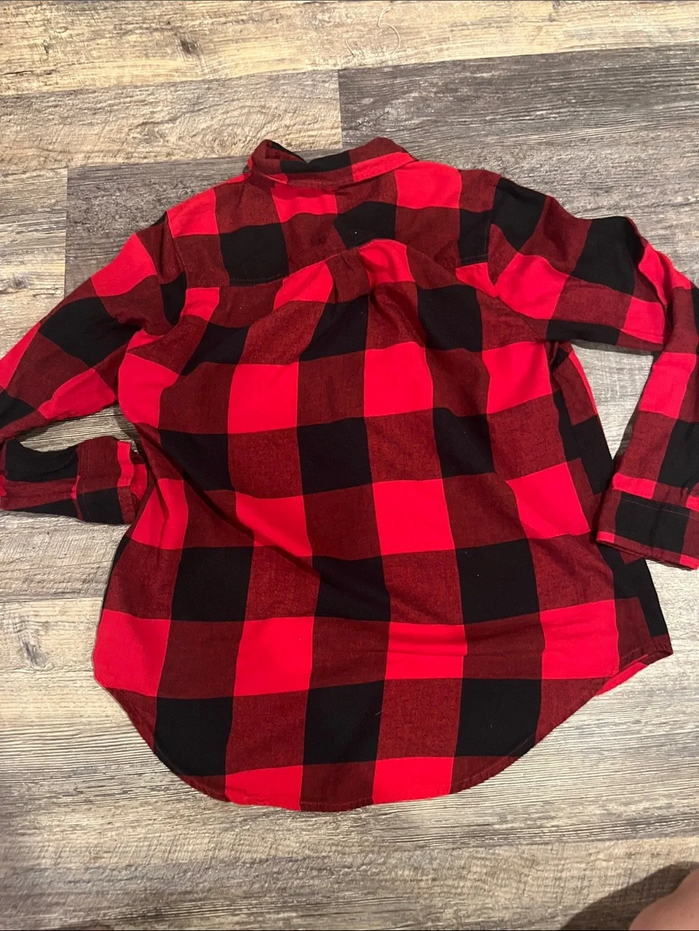 Old Navy Red & Black Buffalo Plaid Button-Down Shirt